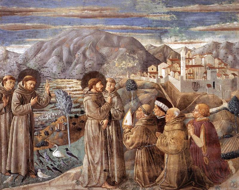 GOZZOLI, Benozzo Scenes from the Life of St Francis (Scene 7, south wall) dfg France oil painting art